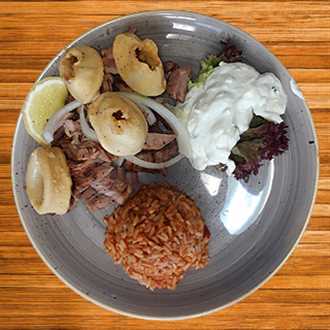 Gyros und Kalamari
